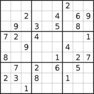 sudoku puzzle published on 2022/10/09