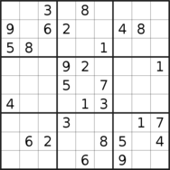 sudoku puzzle published on 2022/10/11