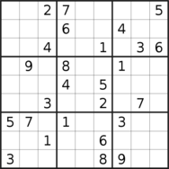 sudoku puzzle published on 2022/10/17