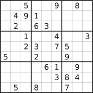 sudoku puzzle published on 2022/10/19