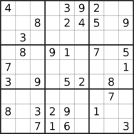 sudoku puzzle published on 2022/10/22