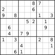 sudoku puzzle published on 2022/10/25