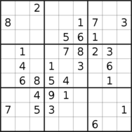 sudoku puzzle published on 2022/10/27