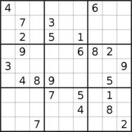 sudoku puzzle published on 2022/11/13