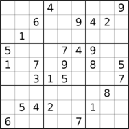 sudoku puzzle published on 2022/11/16