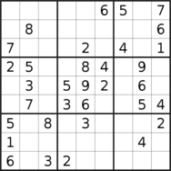 sudoku puzzle published on 2022/11/21