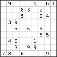 sudoku puzzle published on 2022/11/26