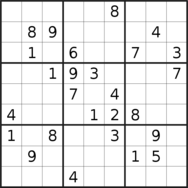 sudoku puzzle published on 2022/12/03
