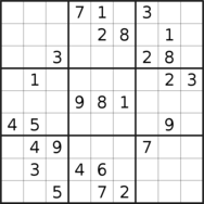 sudoku puzzle published on 2022/12/09