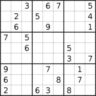 sudoku puzzle published on 2022/12/12