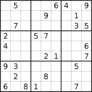 sudoku puzzle published on 2022/12/19