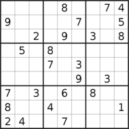 sudoku puzzle published on 2022/12/22