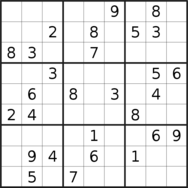 sudoku puzzle published on 2022/12/27