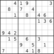 sudoku puzzle published on 2022/12/28