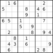 sudoku puzzle published on 2023/01/14