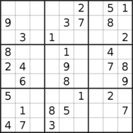 sudoku puzzle published on 2023/02/22