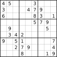 sudoku puzzle published on 2023/03/20