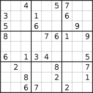 sudoku puzzle published on 2023/05/07