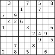 sudoku puzzle published on 2023/05/16