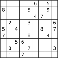 sudoku puzzle published on 2023/05/24