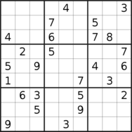 sudoku puzzle published on 2023/06/04