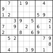 sudoku puzzle published on 2023/08/30