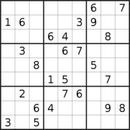 sudoku puzzle published on 2023/09/26