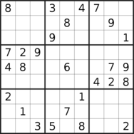 sudoku puzzle published on 2023/10/27