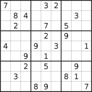 sudoku puzzle published on 2023/11/18