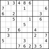sudoku puzzle published on 2024/01/09
