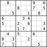sudoku puzzle published on 2024/01/18