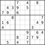 sudoku puzzle published on 2024/01/23